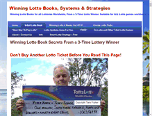 Tablet Screenshot of lottery-and-lotto.com